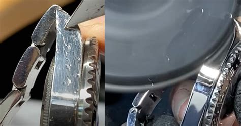 can you get scratches out of rolex glass|how to remove scratches from Rolex.